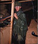 Wet Night in a rifle bunker
